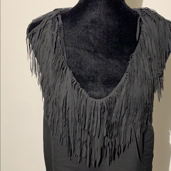 Babylon collection fringe cutout back double layer - Picture 6 of 11